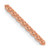 14K Rose Gold 22 inch 2.1mm Diamond-cut Spiga with Lobster Clasp Chain