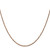 14K Rose Gold 24 inch  1.7mm Ropa with Lobster Clasp Chain