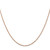 14K Rose Gold 24 inch .7mm Ropa with Spring Ring Clasp Chain