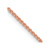 14K Rose Gold 24 inch 1.25mm Solid Polished Spiga with Lobster Clasp Chain