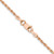 14K Rose Gold 24 inch 1.75mm Diamond-cut Rope with Lobster Clasp Chain