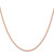 14K Rose Gold 24 inch 1.7mm Solid Polished Spiga with Lobster Clasp Chain
