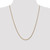 14K Rose Gold 24 inch 2.1mm Diamond-cut Spiga with Lobster Clasp Chain