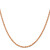 14K Rose Gold 24 inch 2.25mm Diamond-cut Rope with Lobster Clasp Chain