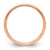 14k Rose Gold 2mm Half Round Wedding Band Size 9.5