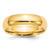 10k Yellow Gold 6mm Standard Weight Comfort Fit Wedding Band Size 7