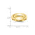 10k Yellow Gold 6mm Standard Weight Comfort Fit Wedding Band Size 8.5