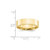10k Yellow Gold 6mm Standard Weight Flat Comfort Fit Wedding Band Size 7