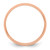 14k Rose Gold 4mm Lightweight Half Round Wedding Band Size 6