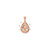 14K rose Gold 5 Birthstone Tree of Life Tear Drop Pendant