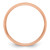 14k Rose Gold 6mm Half-Round Wedding Band Size 7.5
