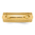 10k Yellow Gold 7mm Double Milgrain Comfort Fit Wedding Band Size 10
