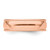 14k Rose Gold 6mm Milgrain Half Round Wedding Band Size 13