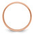 14k Rose Gold 6mm Milgrain Half-Round Wedding Band Size 8