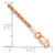 14K Rose Gold 7 inch 1.75mm Diamond-cut Rope with Lobster Clasp Chain