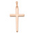 14k Rose Gold Cross Pendant - K1-8C4A0F46-4094