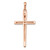 14k Rose Gold Cross Pendant - K1-8C4A0F46-4094