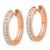 14k Rose Gold Diamond Hinged Hoop Earrings - EM-C3D7DFCC-8194