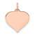 14k Rose Gold Heart Disc Charm - XR-D75EFD66-3780