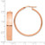 14k Rose Gold High Polished 7mm Hoop Earrings - TF-47496188-2319