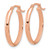 14K Rose Gold Oval Hoop Earrings - TF-BF5E8C4C-8827
