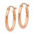14k Rose Gold Oval Hoop Earrings - TF-CD9DF9B3-9720