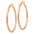 14k Rose Gold Polished 2.5mm Lightweight Tube Hoop Earrings - TE-43BC4F88-5056