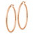 14k Rose Gold Polished 2mm Lightweight Tube Hoop Earrings - TE-073B6BF1-5619
