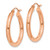 14k Rose Gold Polished 3mm Lightweight Tube Hoop Earrings - T1-12F97115-1538