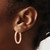 14k Rose Gold Polished 3mm Lightweight Tube Hoop Earrings - T1-12F97115-1538