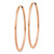 14k Rose Gold Polished Endless Tube Hoop Earrings - TF-33080DB8-8379