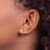 14k Rose Gold Polished Love Knot Post Earrings - TL-AF35967F-8011