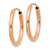 14k Rose Gold Polished Round Endless 2mm Hoop Earrings - XY-61C4FCBA-3268