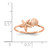 14k Rose Gold Polished Shell & Starfish Ring
