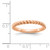 14k Rose Gold Polished Twisted Band