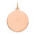 14K Rose Gold Round Disc Charm - XR-E1294A86-3688
