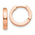 14k Rose Gold Round Hinged Hoop Earrings - TF-2F007064-8172