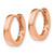 14k Rose Gold Round Hinged Hoop Earrings - TF-2F007064-8172