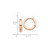 14k Rose Gold Round Hinged Hoop Earrings - TF-2F007064-8172
