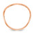 14K Rose Gold Wave Fashion Thumb Ring