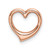 14K Rose Polished Heart Chain Slide - C2-BD20E9B0-5825