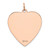 14K Rose Polished Heart Shaped Disc Pendant - XA-BD52675A-4334