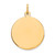 14K Round Disc Charm - XM-D5DEE7EE-9132