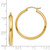 14k Round Tube Hoop Earrings - TC-7D7117B8-9573