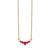 14k Ruby and Diamond 18 inch Necklace - PM-FC478780-2993