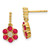 14k Ruby and Diamond Earrings - EM-7DFDF996-2586