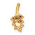14k Ruby and Diamond Leaf Pendant