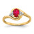 14k Ruby and Diamond Ring - XB-CD2A94F6-4731