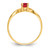 14k Ruby Birthstone Ring - XB-AE100B71-3054