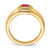 14k Ruby Mens Ring